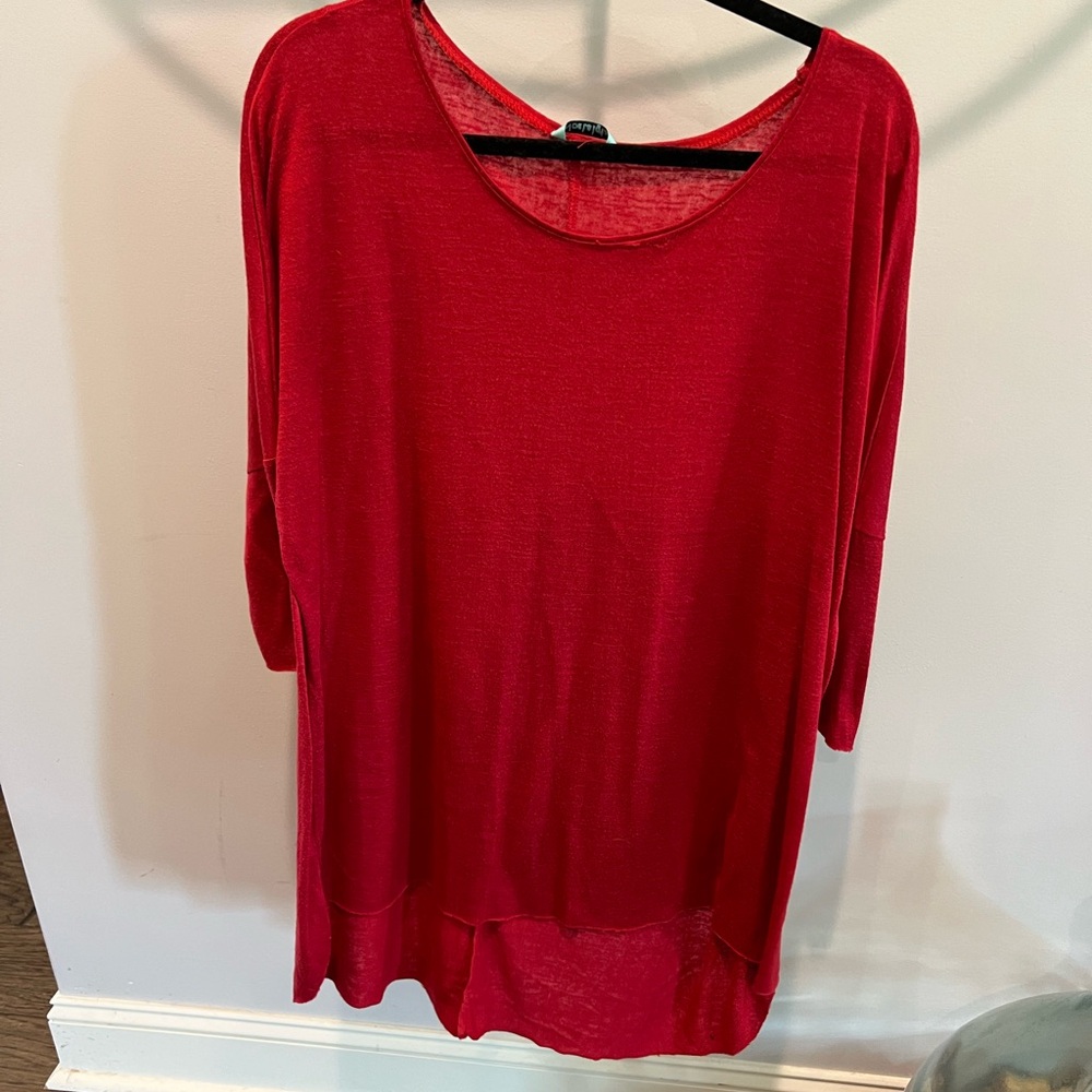 Red tunic